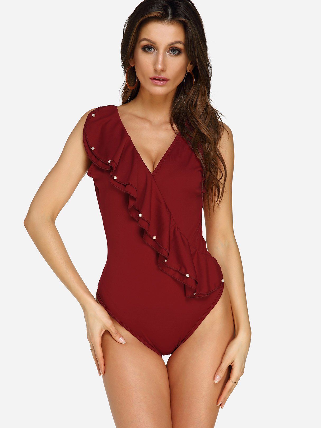 ODM Ladies Sleeveless One-Pieces Swimsuits