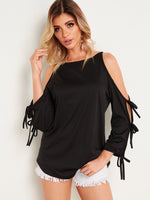 OEM Ladies Black T-Shirts
