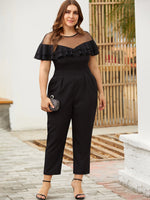 NEW FEELING Womens Black Plus Size Bottoms