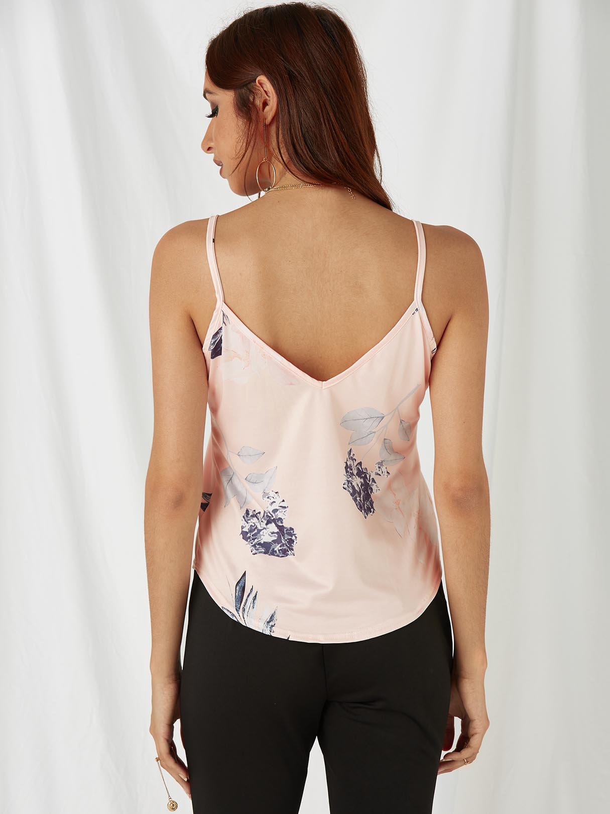NEW FEELING Womens Pink Camis