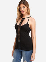 OEM Ladies Black Camis