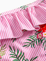 Custom Womens Floral Print Two Piece Bikinis