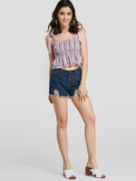 Custom Baby Pink Tops For Ladies