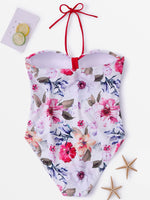 NEW FEELING Womens White One-Pieces