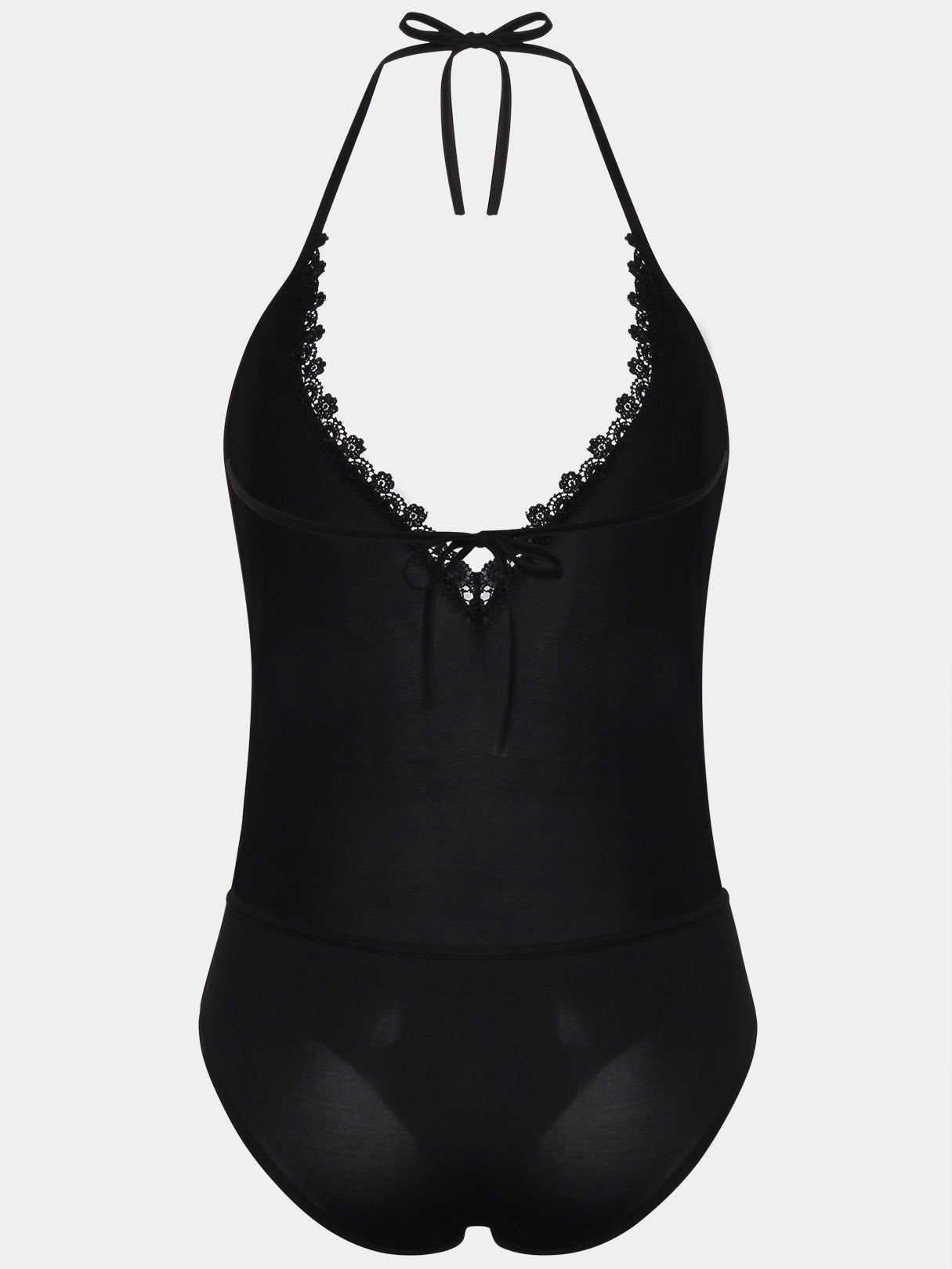 NEW FEELING Womens Black One-Pieces