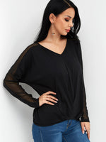 OEM Ladies Black Blouses
