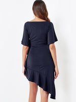 NEW FEELING Womens Navy Casual Dresses