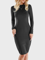 Custom Womens Green Midi Dresses
