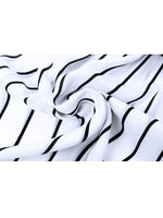 Custom White V Neck Shift Dress