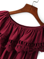 ODM Ladies Short Sleeve Mini Dress