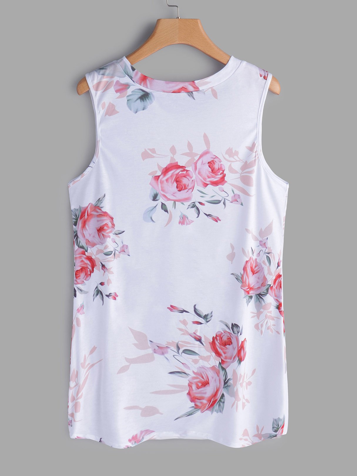 Custom Womens Floral Print Tank Top