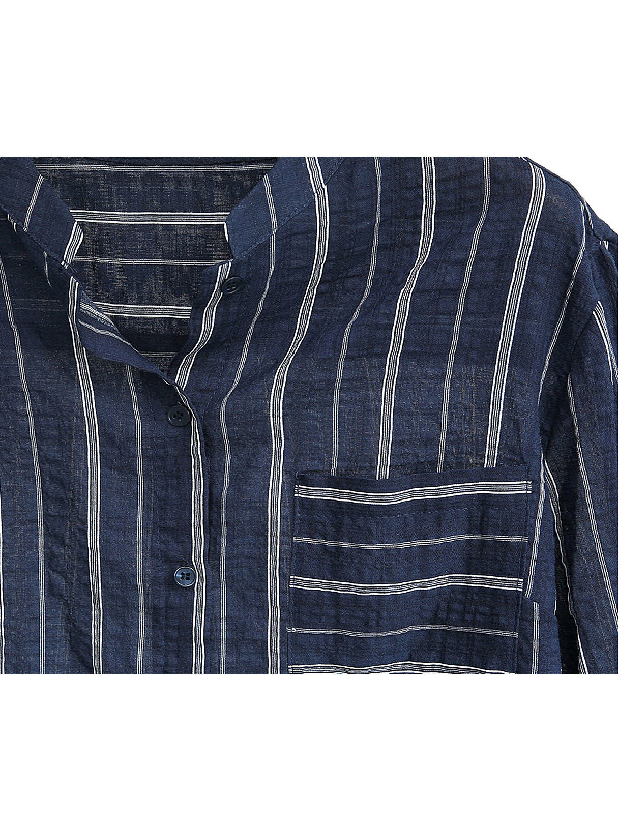 OEM Ladies Blue Plus Size Tops