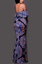 NEW FEELING Womens Navy Maxi Dresses