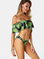 ODM Ladies Short Sleeve 2 Piece Bikinis