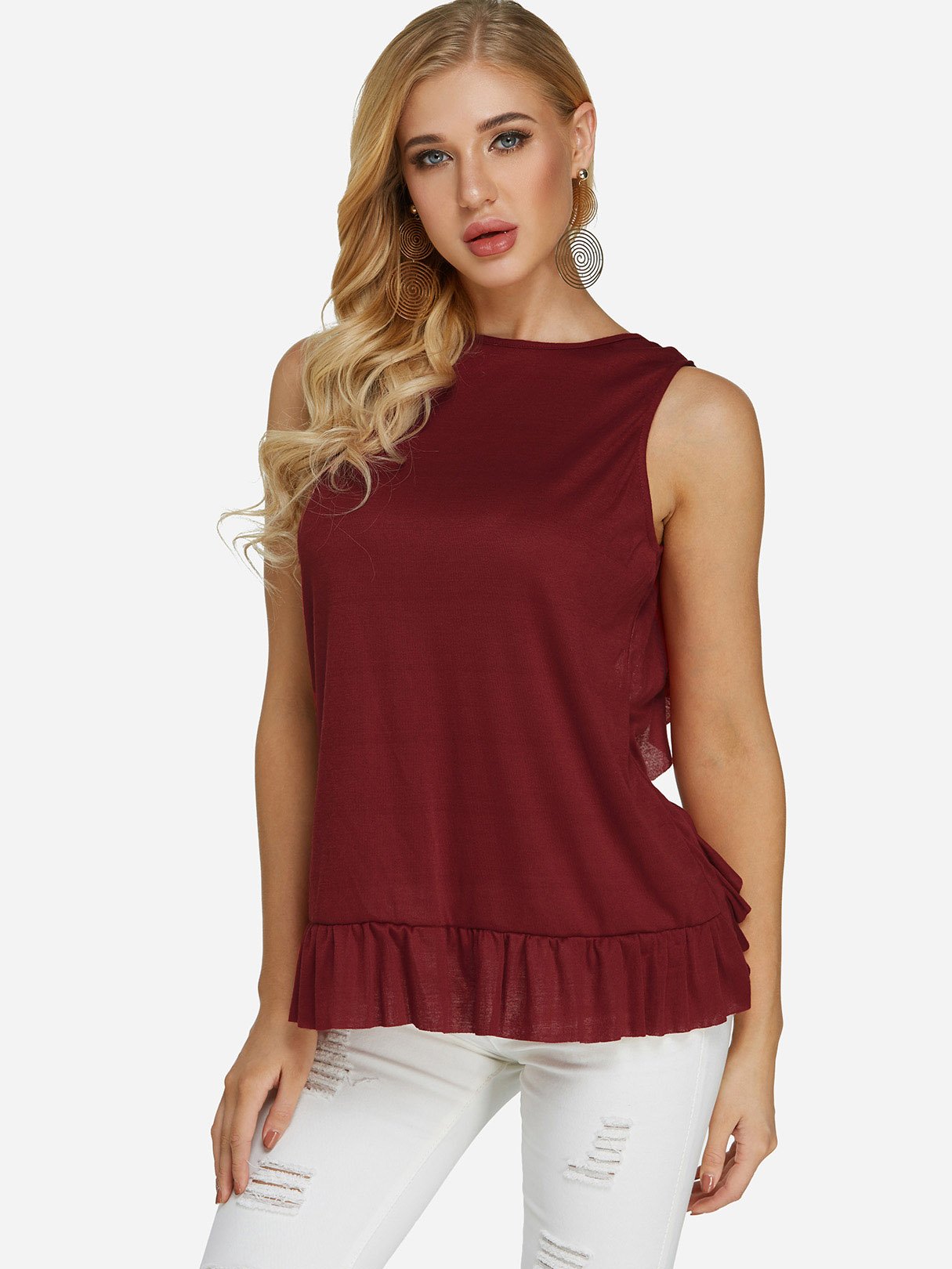 ODM Ladies Sleeveless Tank Top