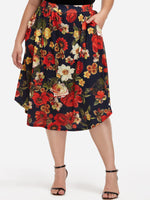 NEW FEELING Womens Navy Plus Size Bottoms