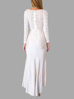 NEW FEELING Womens White Maxi Dresses