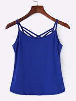 OEM ODM Womens Blue Camis