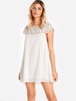 OEM Ladies White Off The Shoulder Dresses