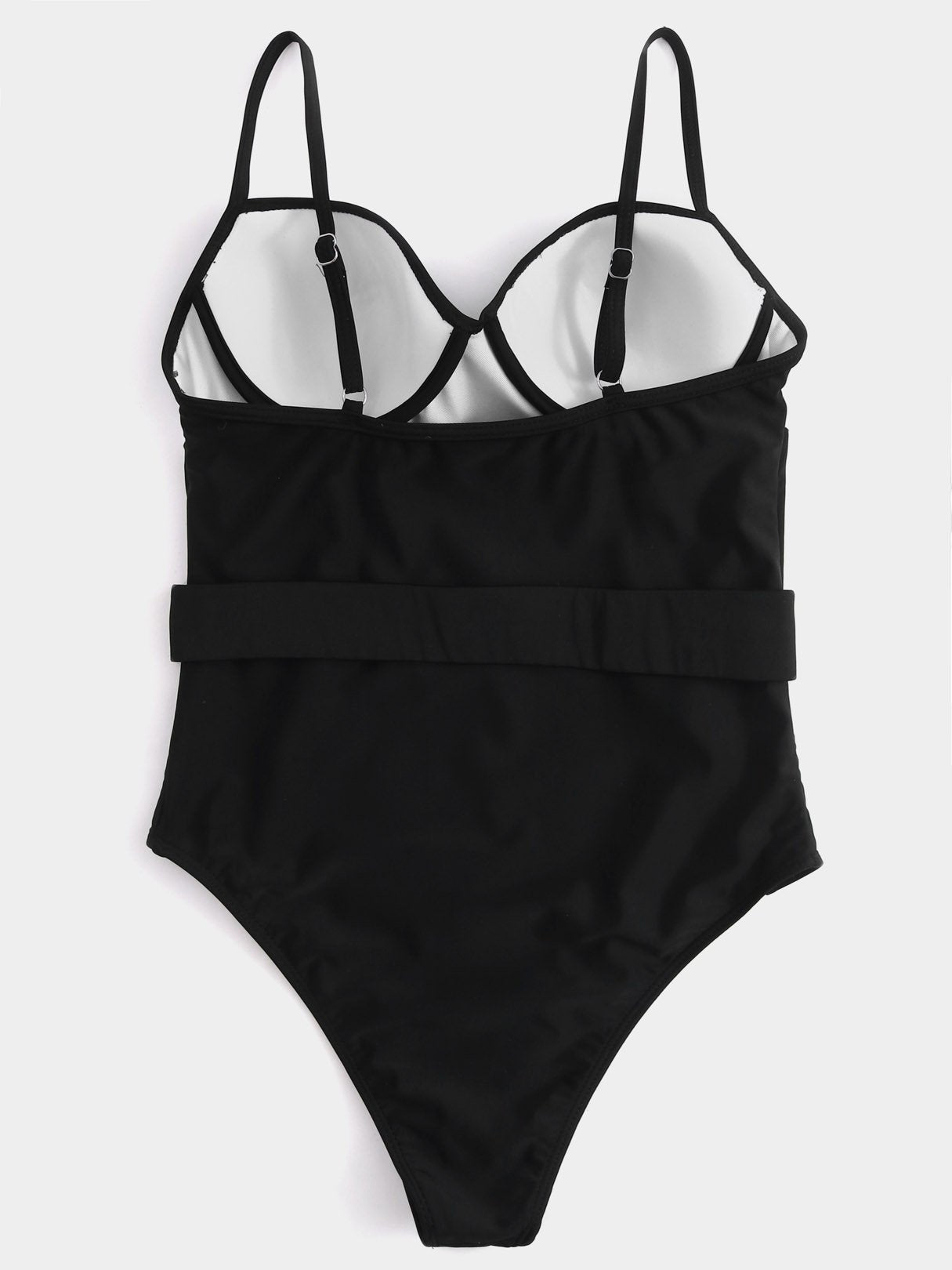NEW FEELING Womens Black One-Pieces