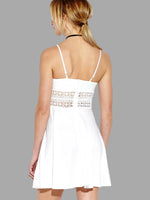NEW FEELING Womens White Mini Dresses