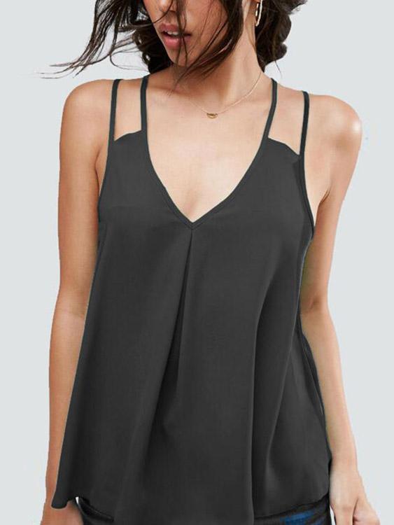 OEM Ladies Black Camis