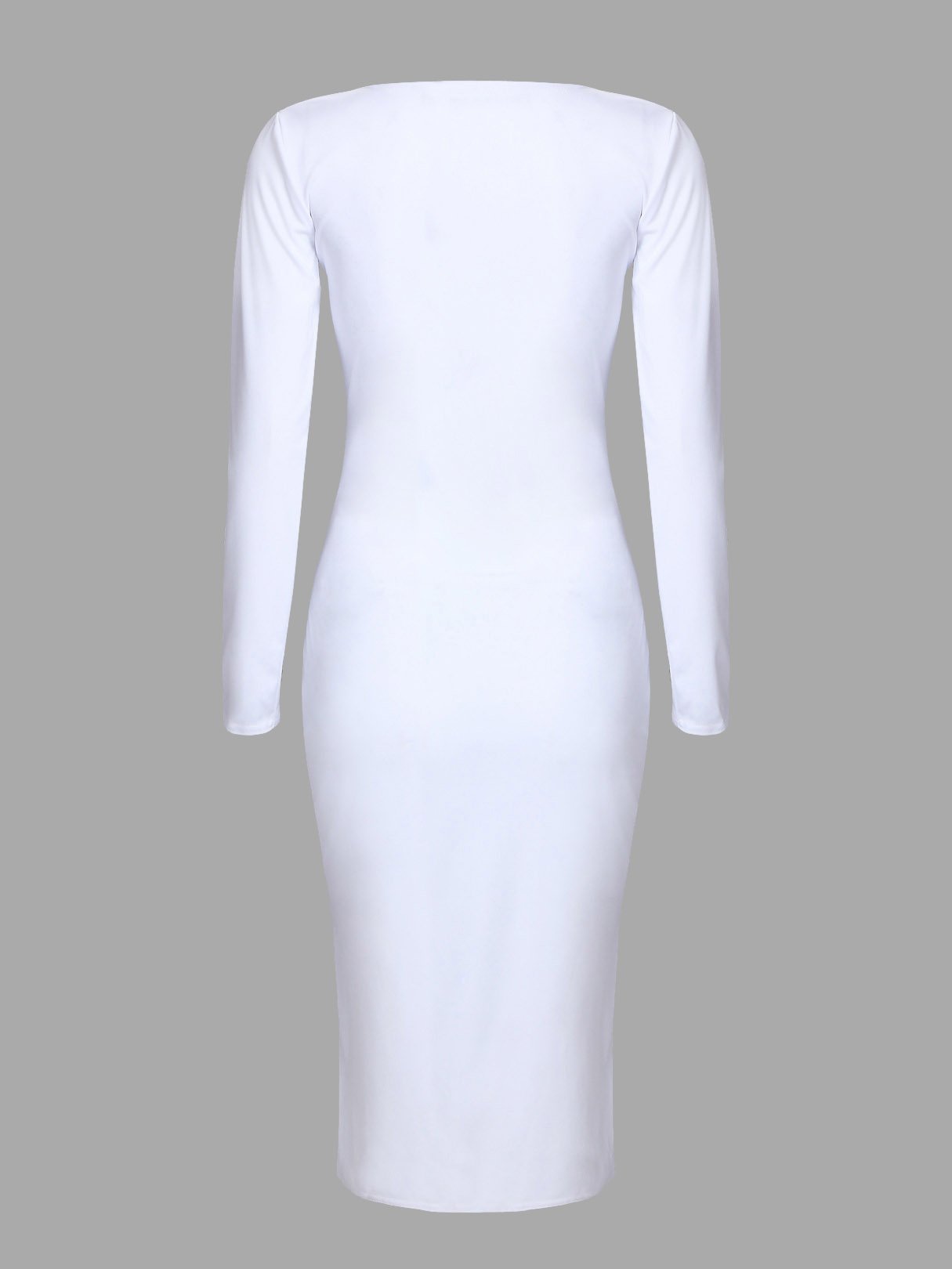 NEW FEELING Womens White Midi Dresses