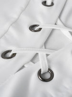 NEW FEELING Womens White Midi Dresses