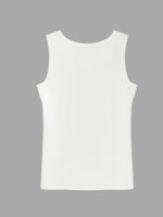 NEW FEELING Womens White Camis