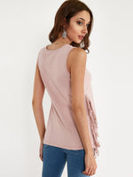 NEW FEELING Womens Pink Camis