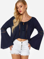 ODM Ladies Long Sleeve Blouses