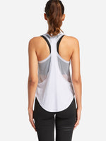 NEW FEELING Womens White Camis