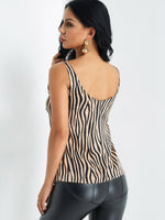 NEW FEELING Womens White Camis