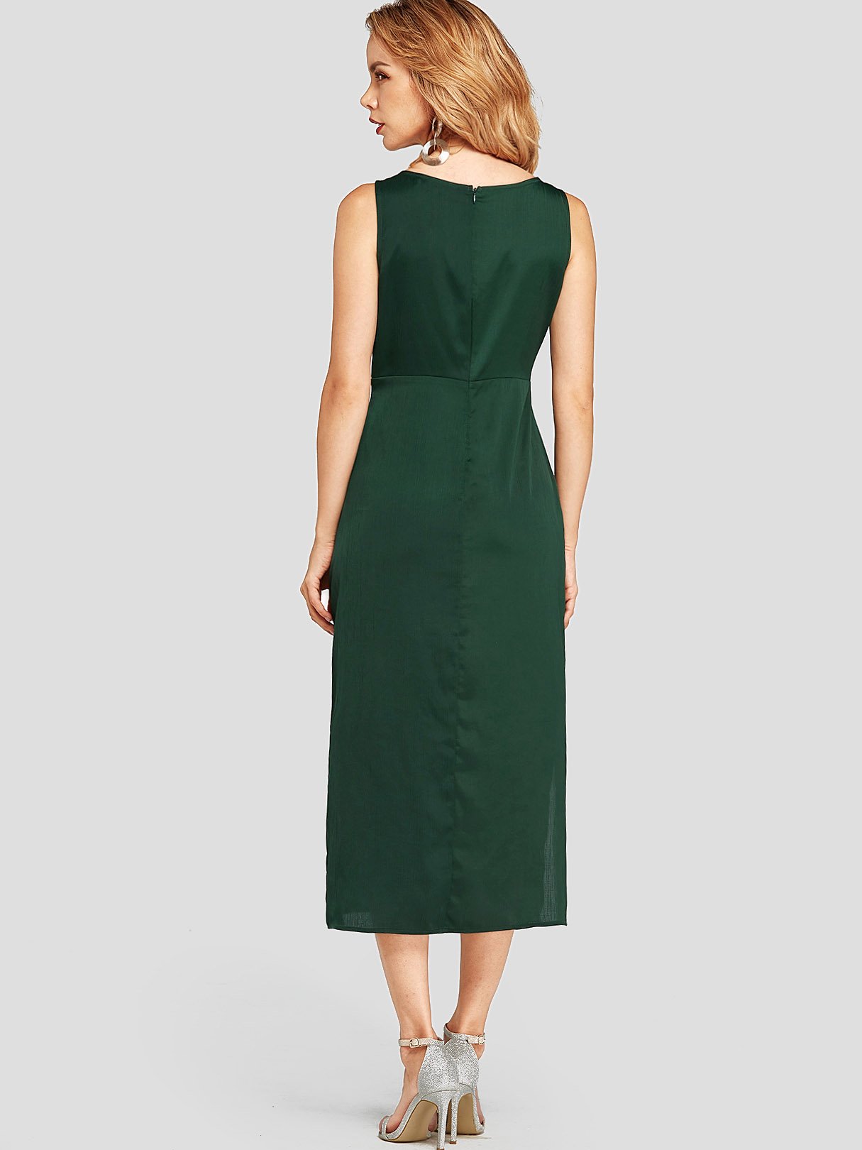 ODM Ladies Sleeveless Midi Dresses