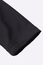 OEM ODM Black Long Sleeve Shoulderless Dress