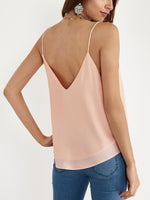 NEW FEELING Womens Apricot Camis