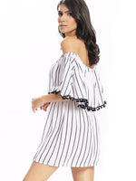 OEM Ladies Multi Off The Shoulder Dresses