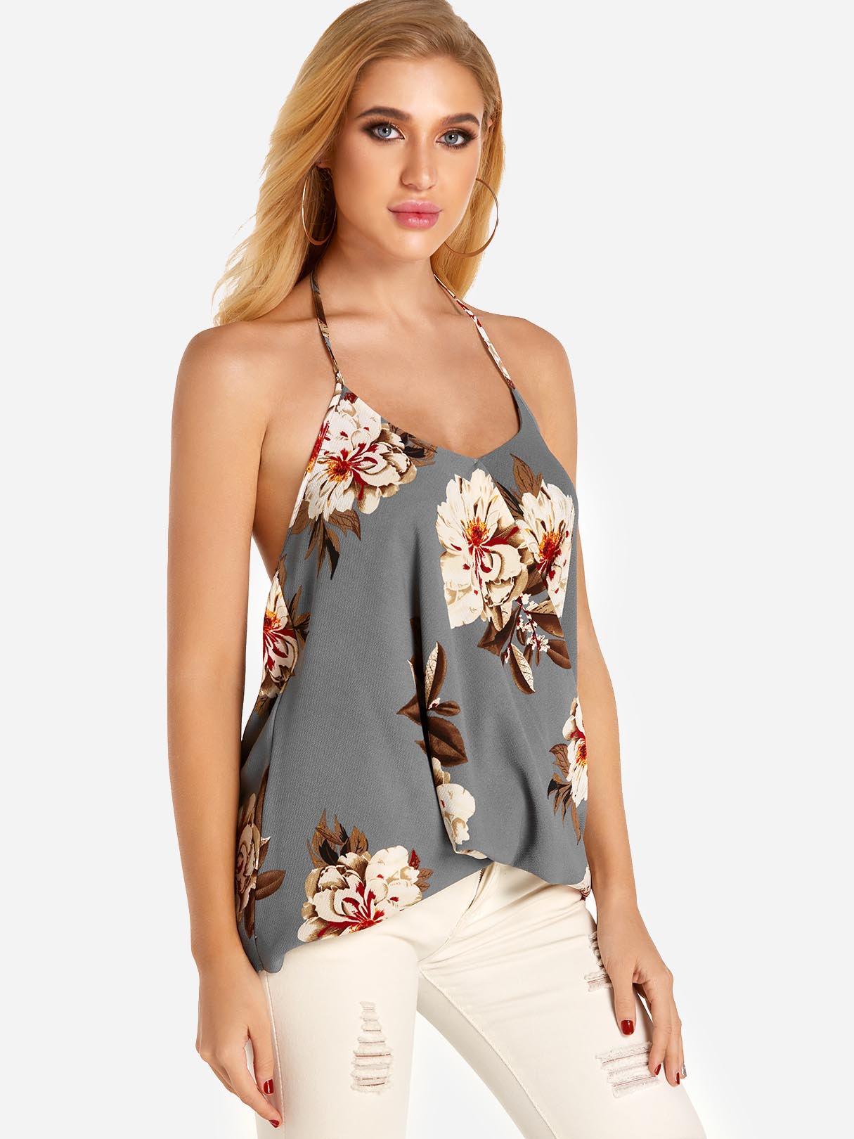 OEM Ladies Floral Camis