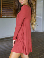 OEM Ladies Pink Casual Dresses