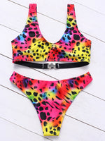 NEW FEELING Womens Red Bikinis