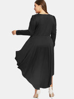 NEW FEELING Womens Black Plus Size Dresses