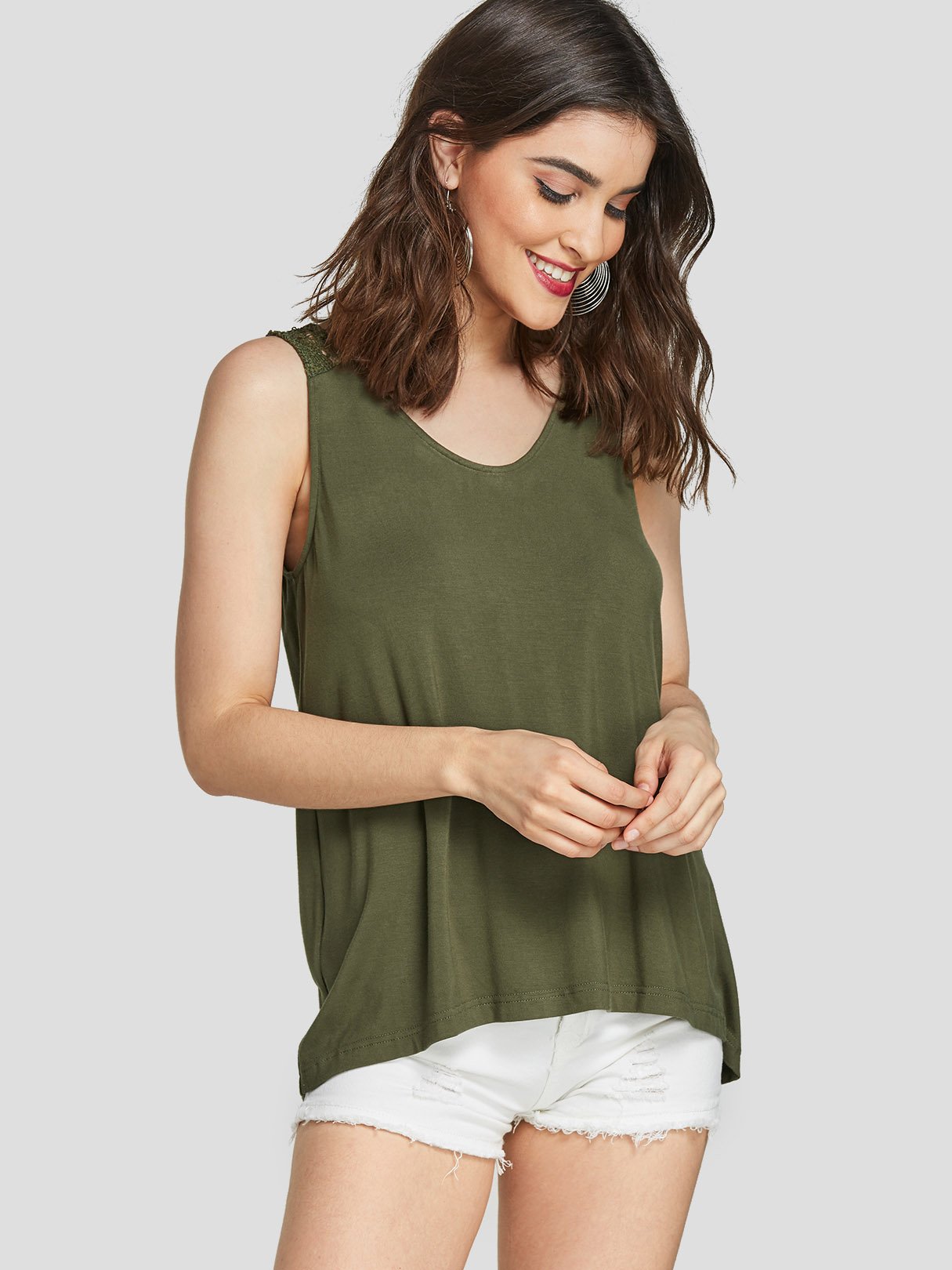 ODM Ladies Sleeveless Tank Top