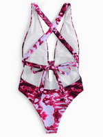 NEW FEELING Womens Fuchsia Bikinis