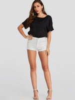 NEW FEELING Womens Black Bodysuits