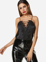 OEM Ladies Black Camis