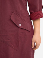 Custom Womens Long Sleeve Plus Size Dress
