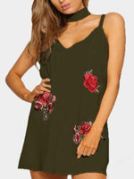 OEM ODM Womens Green Mini Dresses