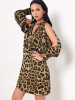 OEM Ladies Red V-Neck Dresses