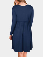 NEW FEELING Womens Navy Midi Dresses