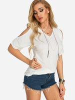 OEM Ladies White T-Shirts